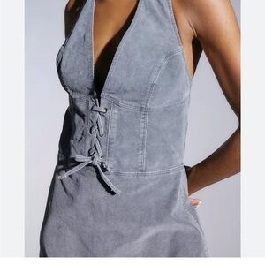 BDG Urban outfitters halter backless corduroy dress‎ size S